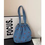 チューリップ刺繍 巾着 トートバッグ | Pumpkin  Port | 詳細画像13 