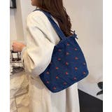 チューリップ刺繍 巾着 トートバッグ | Pumpkin  Port | 詳細画像17 