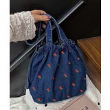 チューリップ刺繍 巾着 トートバッグ | Pumpkin  Port | 詳細画像24 