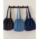 チューリップ刺繍 巾着 トートバッグ | Pumpkin  Port | 詳細画像26 