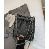 スタッズ付 キルティングチェーンバッグ | Pumpkin  Port | 詳細画像15 