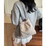 スタッズ付 キルティングチェーンバッグ | Pumpkin  Port | 詳細画像2 