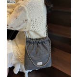 ブラック | スタッズ付 キルティングチェーンバッグ | Pumpkin  Port