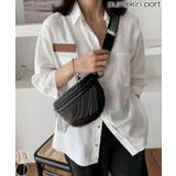 フリンジ&スタッズ付 ボディーバッグ | Pumpkin Port | 詳細画像1