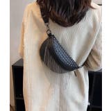 フリンジ&スタッズ付 ボディーバッグ | Pumpkin Port | 詳細画像11