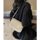 ロゴポイント ラウンド型フラップショルダーバッグ | Pumpkin  Port | 詳細画像2 