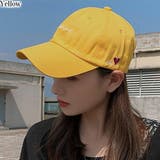 イエロー | コットン 刺繍 CAP | Pumpkin Port