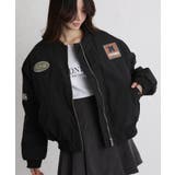 中綿 ワッペン付き ショート丈 ブルゾン | Pumpkin  Port | 詳細画像3 