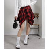 フェイクレイヤード シャツデザイン チェック柄ミニスカート（インパン付） | Pumpkin  Port | 詳細画像24 