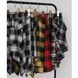 フェイクレイヤード シャツデザイン チェック柄ミニスカート（インパン付） | Pumpkin  Port | 詳細画像33 