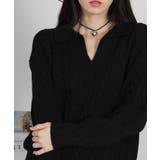 2点上下セット ケーブルニットトップス+ショートパンツ | Pumpkin  Port | 詳細画像20 