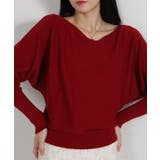 ボートネック ドルマンスリーブニットソートップス | Pumpkin  Port | 詳細画像20 