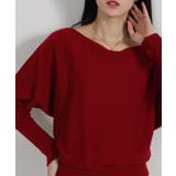 ボートネック ドルマンスリーブニットソートップス | Pumpkin  Port | 詳細画像21 