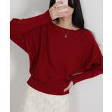 ボートネック ドルマンスリーブニットソートップス | Pumpkin  Port | 詳細画像24 