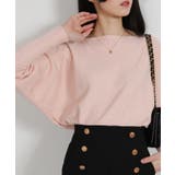 ボートネック ドルマンスリーブニットソートップス | Pumpkin  Port | 詳細画像25 