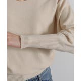 ボートネック ドルマンスリーブニットソートップス | Pumpkin  Port | 詳細画像32 