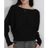 ボートネック ドルマンスリーブニットソートップス | Pumpkin  Port | 詳細画像8 