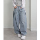 バックウエスト刺繍 ワイド カーヴパンツ | Pumpkin  Port | 詳細画像9 