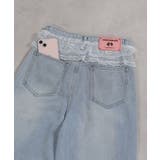 ウエストWレース デニムフレアワイドパンツ | Pumpkin  Port | 詳細画像12 