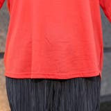 コットンポリエステル フロントロゴ刺繍入り 8分袖BIGTシャツ | Pumpkin  Port | 詳細画像13 