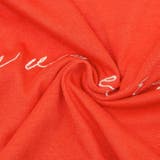コットンポリエステル フロントロゴ刺繍入り 8分袖BIGTシャツ | Pumpkin  Port | 詳細画像17 