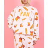 フード総柄スウェット(KANI PAN) | PUNYUS | 詳細画像1