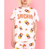 フード総柄Tシャツ(RAMUNE SHICHIMI) | PUNYUS | 詳細画像4