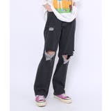 ダメージレギュラーデニムパンツ | PUNYUS  | 詳細画像3 