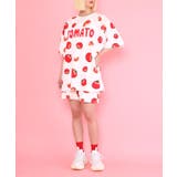 フード総柄Tシャツ(TOMATO KIWI RENNYU) | PUNYUS | 詳細画像5