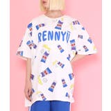 フード総柄Tシャツ(TOMATO KIWI RENNYU) | PUNYUS | 詳細画像1