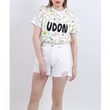 フード総柄Tシャツ(UDON) | PUNYUS | 詳細画像9
