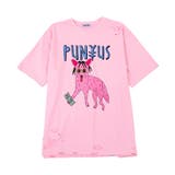 ライトピンク | ジャッカルクラッシュTシャツ | PUNYUS 
