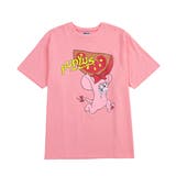 ピンク | いただきマウスTシャツ | PUNYUS 