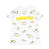 ホワイト | 【新サイズ】目玉焼き総柄Tシャツ | PUNYUS