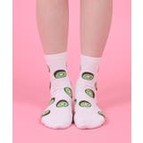 フード総柄ソックス(FUGU RENNYU KIWI) | PUNYUS | 詳細画像4