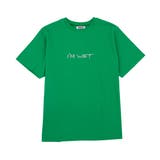 グリーン | メッセージ刺繍Tシャツ | PUNYUS 