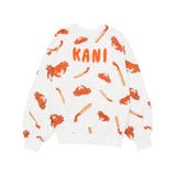 カニ | フード総柄スウェット(KANI PAN) | PUNYUS