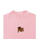 ワンポイント刺繍リブハイネックT | PUNYUS  | 詳細画像2 