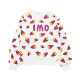 サツマイモ(IMO) | フード総柄スウェット(IMO KAKI) | PUNYUS
