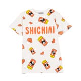 七味 | フード総柄Tシャツ(RAMUNE SHICHIMI) | PUNYUS