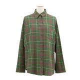 グリーン | ヴィンテージライクダメ―ジネルシャツ | PUNYUS