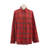 レッド | ヴィンテージライクダメ―ジネルシャツ | PUNYUS