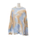 ブルー | グラデーションニットプルオーバー | PUNYUS