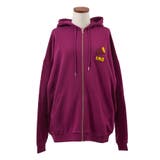フードサガラ刺繍ビッグZIPパーカー[品番：PNYW0004337]｜PUNYUS  （プニュズ）のレディースファッション通販｜SHOPLIST（ショップリスト）