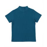 ブルー | ハイネックリブTシャツ | PUNYUS