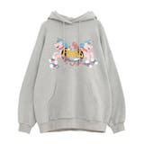 杢グレー | 10th ユニコーンビッグスウェットパーカー | PUNYUS