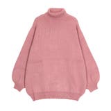 ピンク | タートルネックニットワンピース | PUNYUS