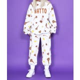 フード総柄スウェット(NATTO_YAKINIKU_ONIGIRI) | PUNYUS | 詳細画像2