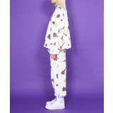 フード総柄スウェットパンツ(NATTO_YAKINIKU_ONIGIRI) | PUNYUS | 詳細画像3