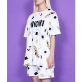 フード総柄Tシャツ | PUNYUS | 詳細画像1